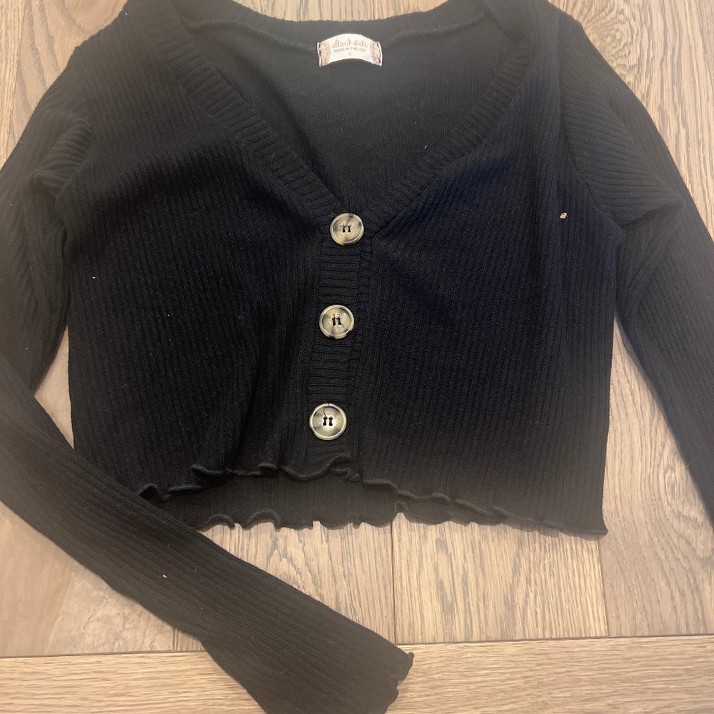 altard state black long sleeve shirt